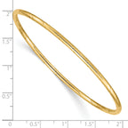 10k 2.5mm Grooved Slip-on Bangle