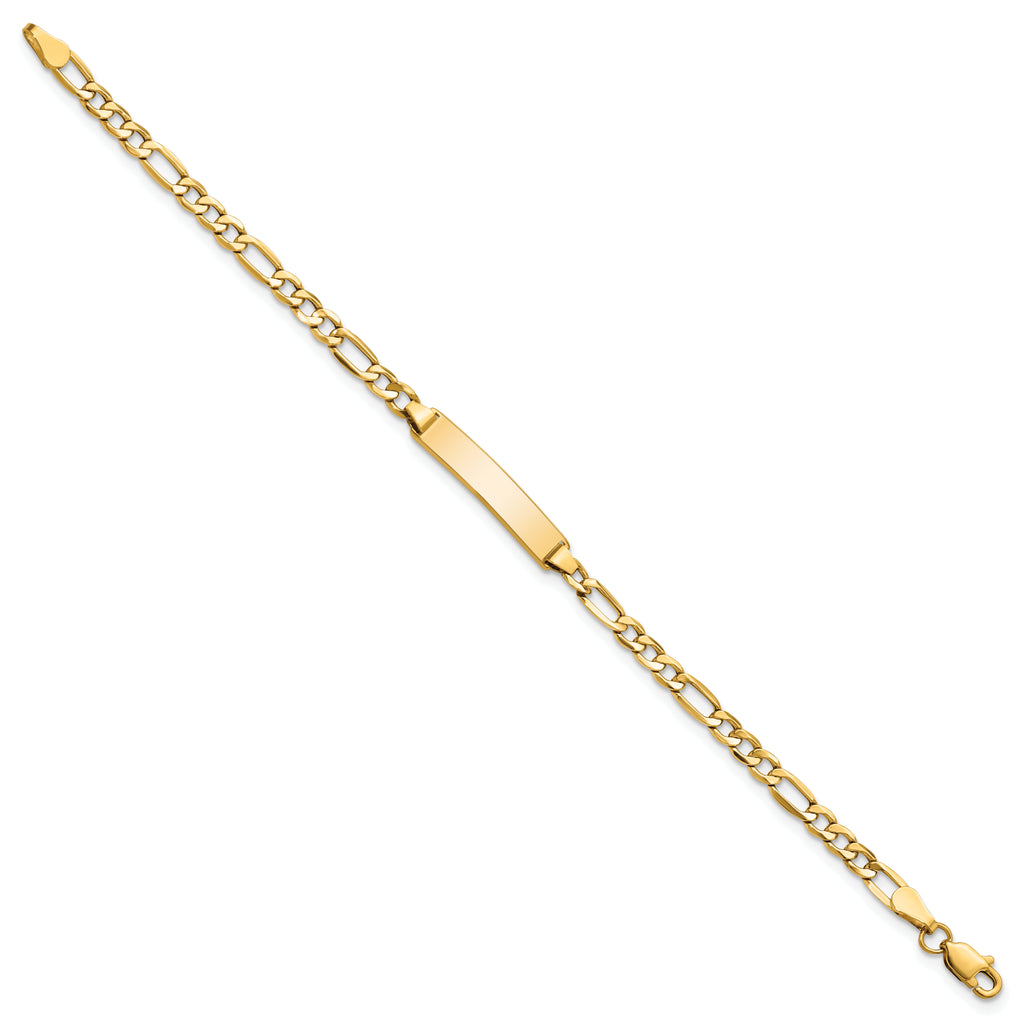 10K Yellow Gold Figaro Chain Necklace