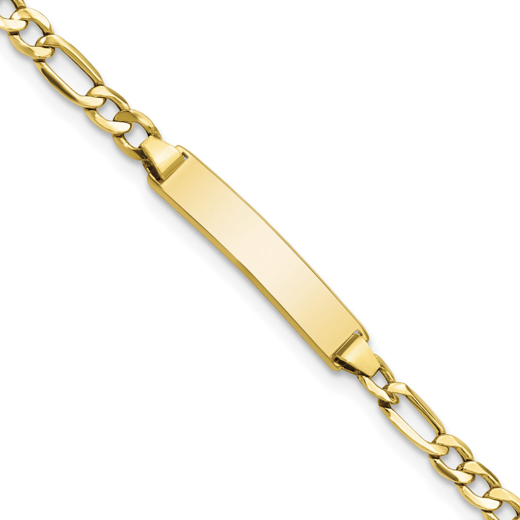 10K Yellow Gold Figaro Chain Necklace