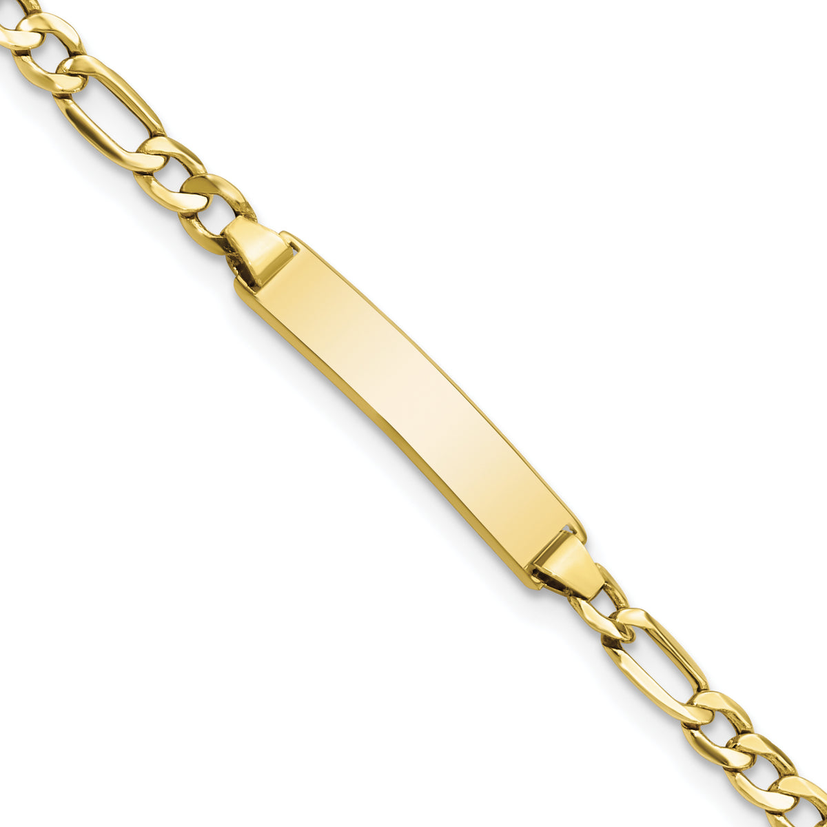 10K Yellow Gold Figaro Chain Necklace