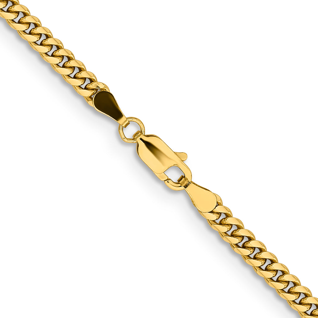 10K None 3.5mm Cuban Chain - view 3