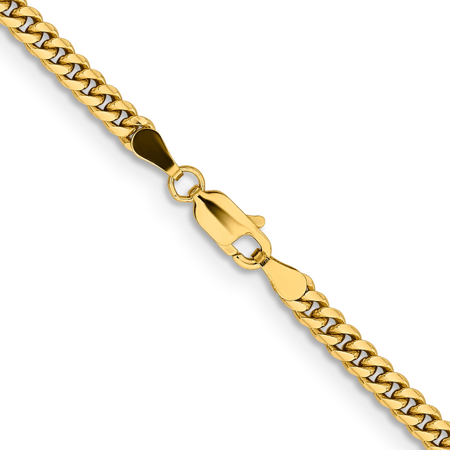 10K None 3.5mm Cuban Chain - view 3
