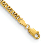10K None 3.5mm Cuban Chain - 9 in