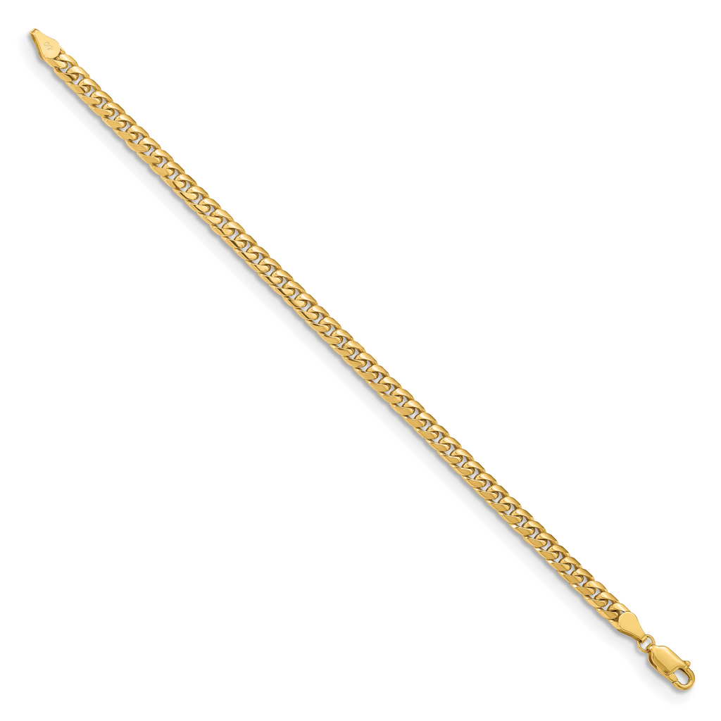 10K None 4.3mm Cuban Chain - view 2