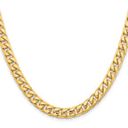 10K 6.75mm Solid Miami Cuban Chain