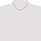 10K None 2.0mm Rope Chain Necklace - view 4