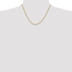 10K None 2.0mm Rope Chain Necklace - view 4