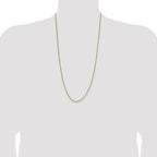 10K None 2.0mm Rope Chain Necklace - view 4