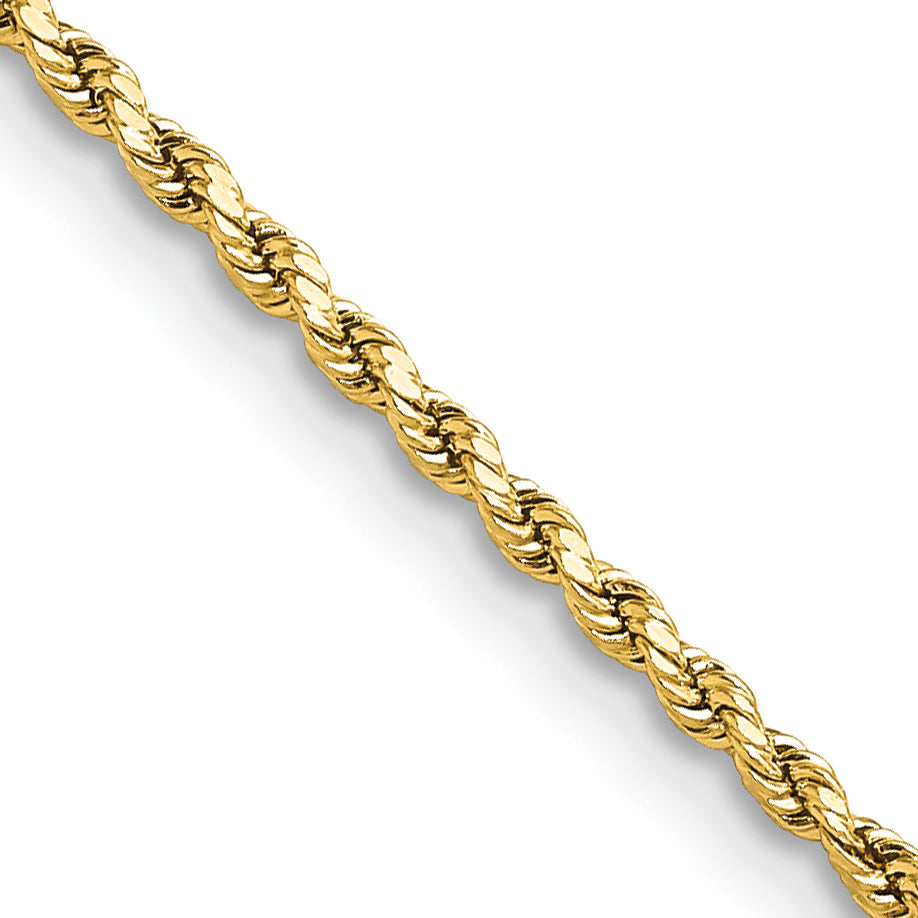 10K None 2.0mm Rope Chain Necklace - 28 in Main image
