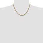 10k 2.25mm Semi-solid D/C Rope Chain