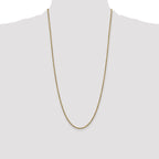10k 2.25mm Semi-solid D/C Rope Chain