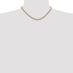10K None 2.5mm Rope Chain Necklace - view 4