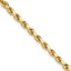 10K None 3.0mm Rope Chain Necklace - 28 in