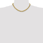 10k 4.9mm Semi-solid D/C Rope Chain