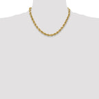 10k 4.9mm Semi-solid D/C Rope Chain