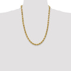 10k 4.9mm Semi-solid D/C Rope Chain