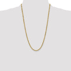 10k 4.9mm Semi-solid D/C Rope Chain