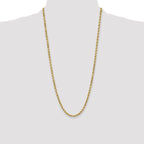10k 4.9mm Semi-solid D/C Rope Chain