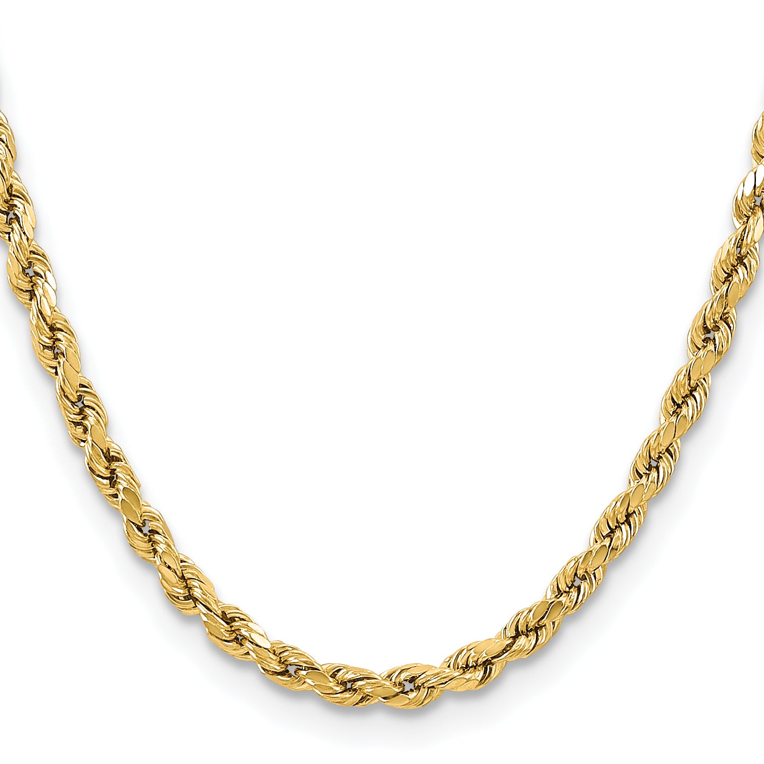 10k 5.5mm Semi-solid D/C Rope Chain Secondary image