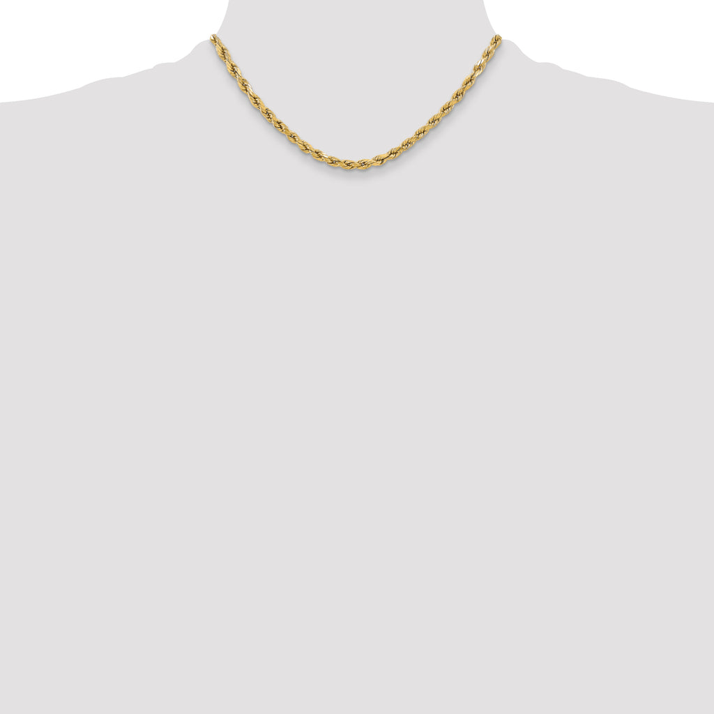 10k 5.5mm Semi-solid D/C Rope Chain