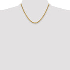 10k 5.5mm Semi-solid D/C Rope Chain