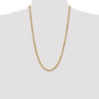 10k 5.5mm Semi-solid D/C Rope Chain