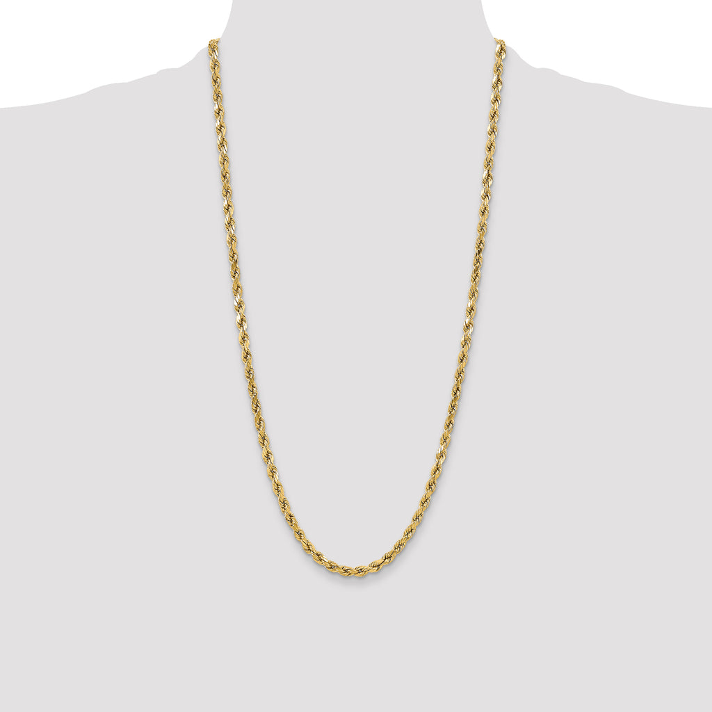 10k 5.5mm Semi-solid D/C Rope Chain
