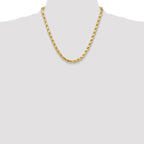 10k 6.5mm Semi-solid D/C Rope Chain