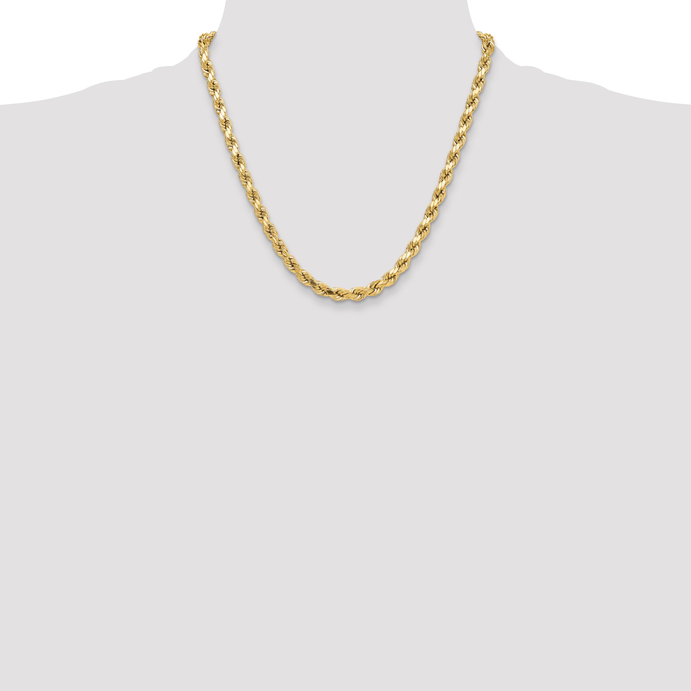 10k 6.5mm Semi-solid D/C Rope Chain