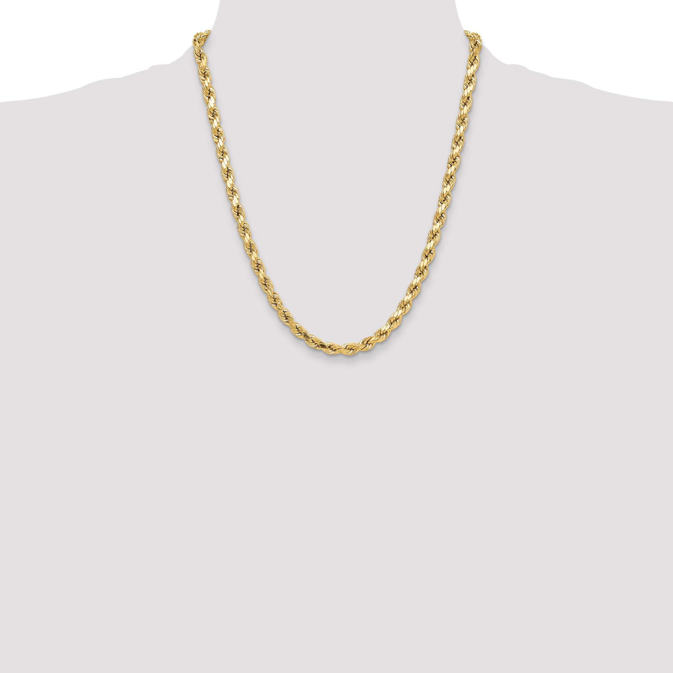 10k 6.5mm Semi-solid D/C Rope Chain