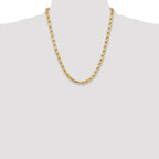 10k 6.5mm Semi-solid D/C Rope Chain