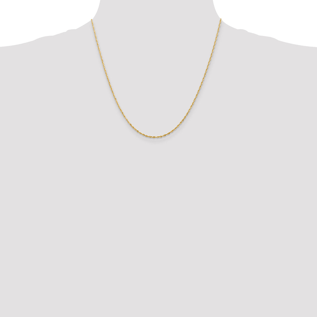 10k 1.5mm Extra-Light D/C Rope Chain