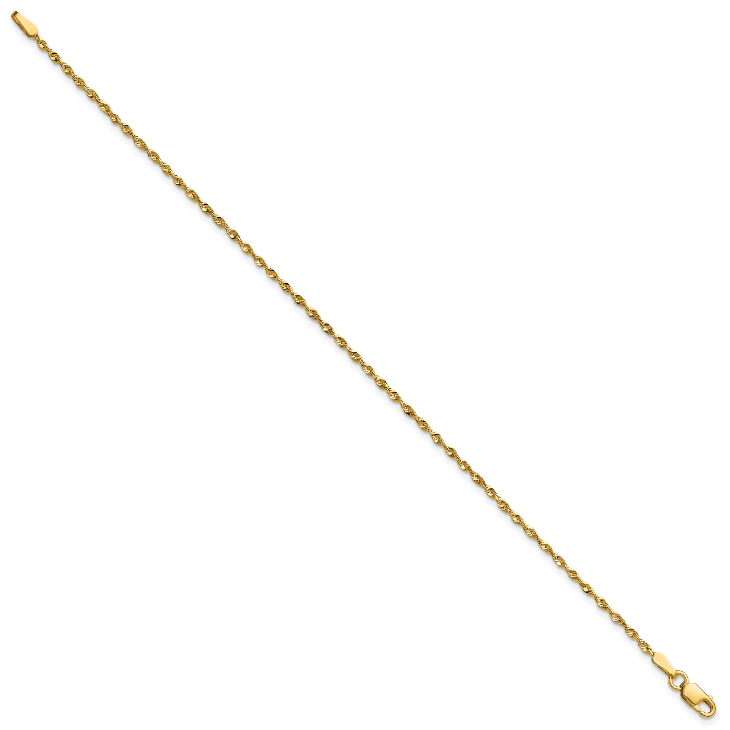 10k 1.5mm Extra-Light D/C Rope Chain Secondary image