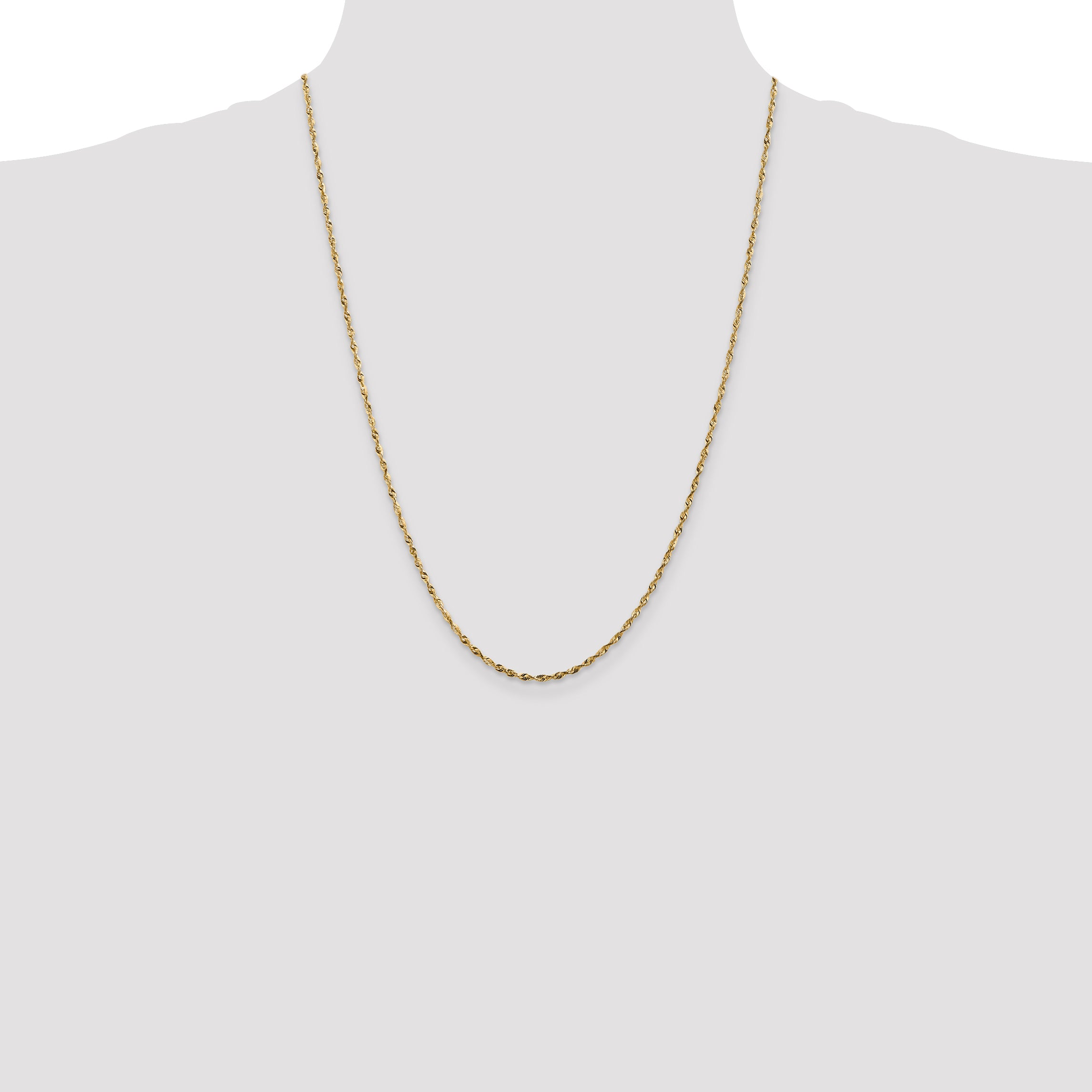 10k 1.8mm Extra-Light D/C Rope Chain