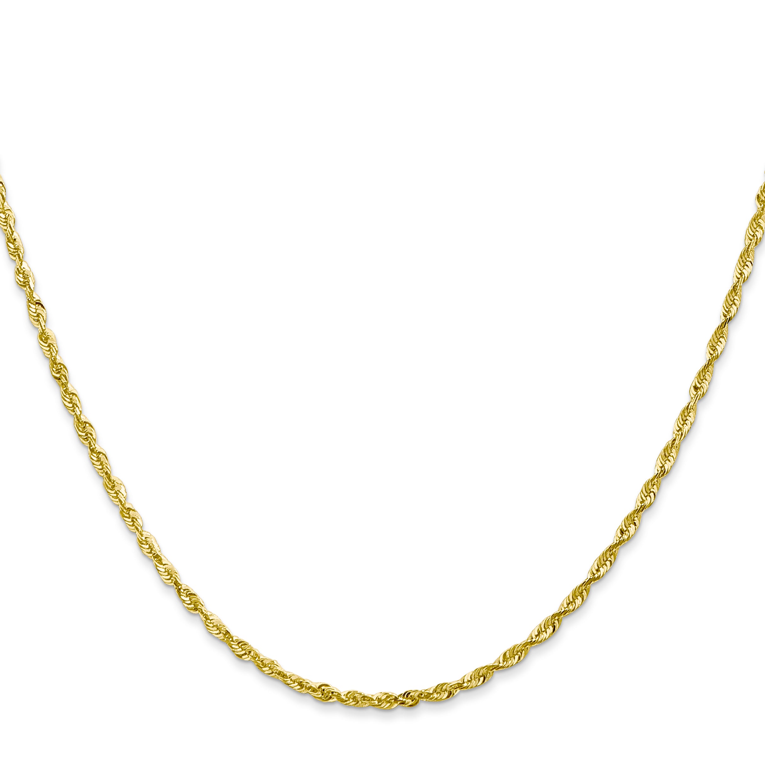 10k 2.0mm Extra-Light D/C Rope Chain