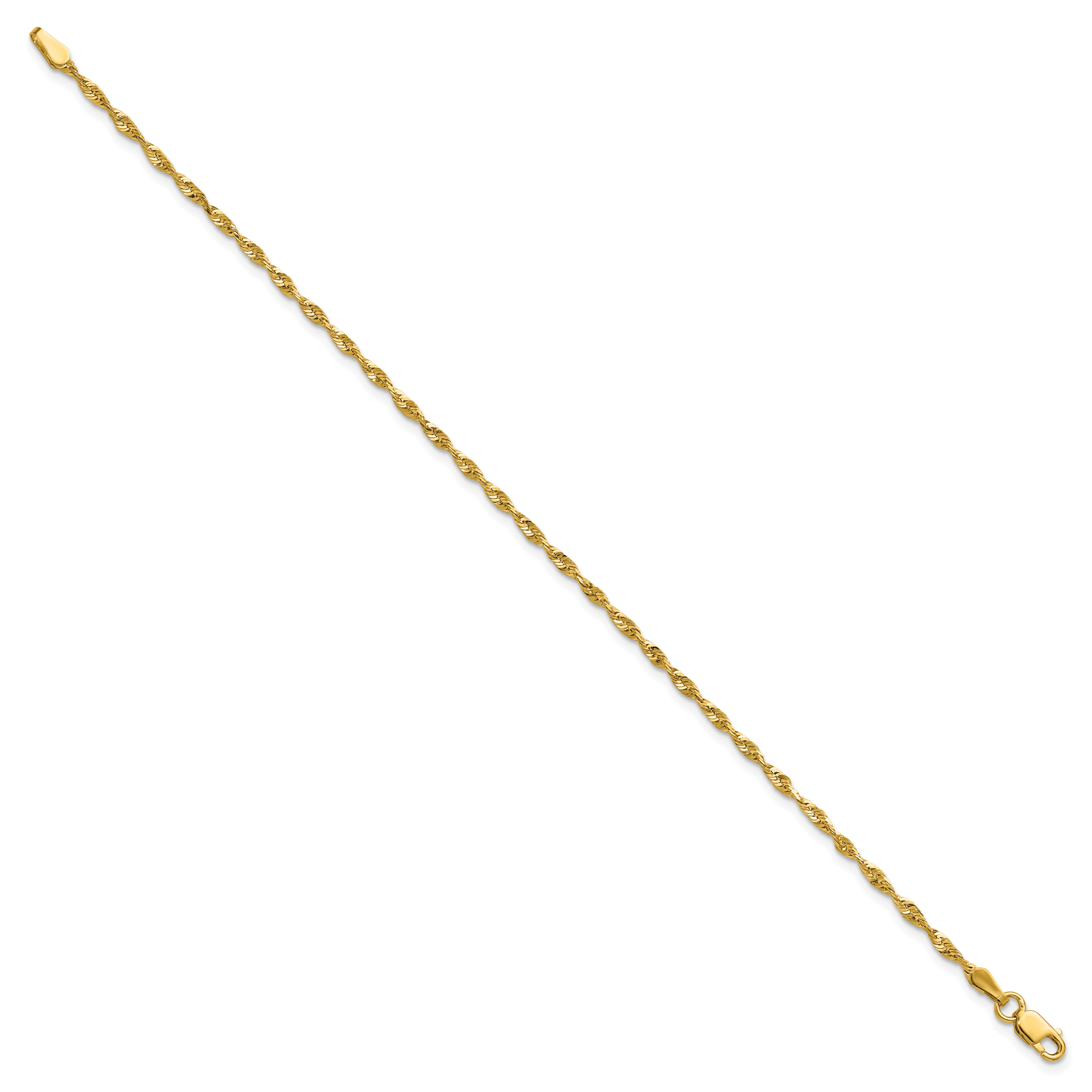 10k 2.0mm Extra-Light D/C Rope Chain
