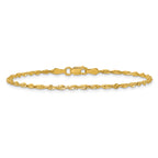 10k 2.0mm Extra-Light D/C Rope Chain Anklet