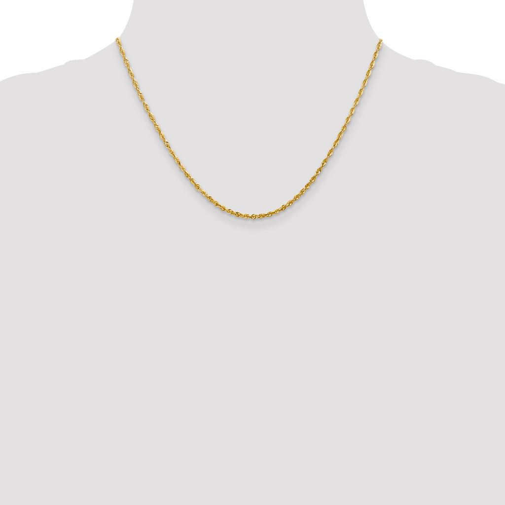 10k 2.25mm Extra-Light D/C Rope Chain