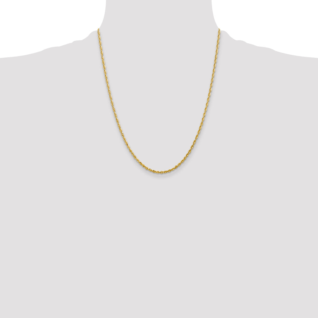 10k 2.25mm Extra-Light D/C Rope Chain