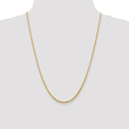 10k 2.25mm Extra-Light Diamond Cut Rope Chain