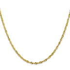 10k 2.50mm Extra-Light D/C Rope Chain