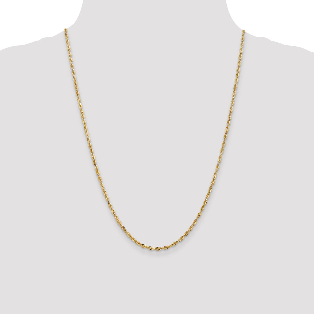 10k 2.50mm Extra-Light D/C Rope Chain