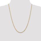 10k 2.50mm Extra-Light D/C Rope Chain