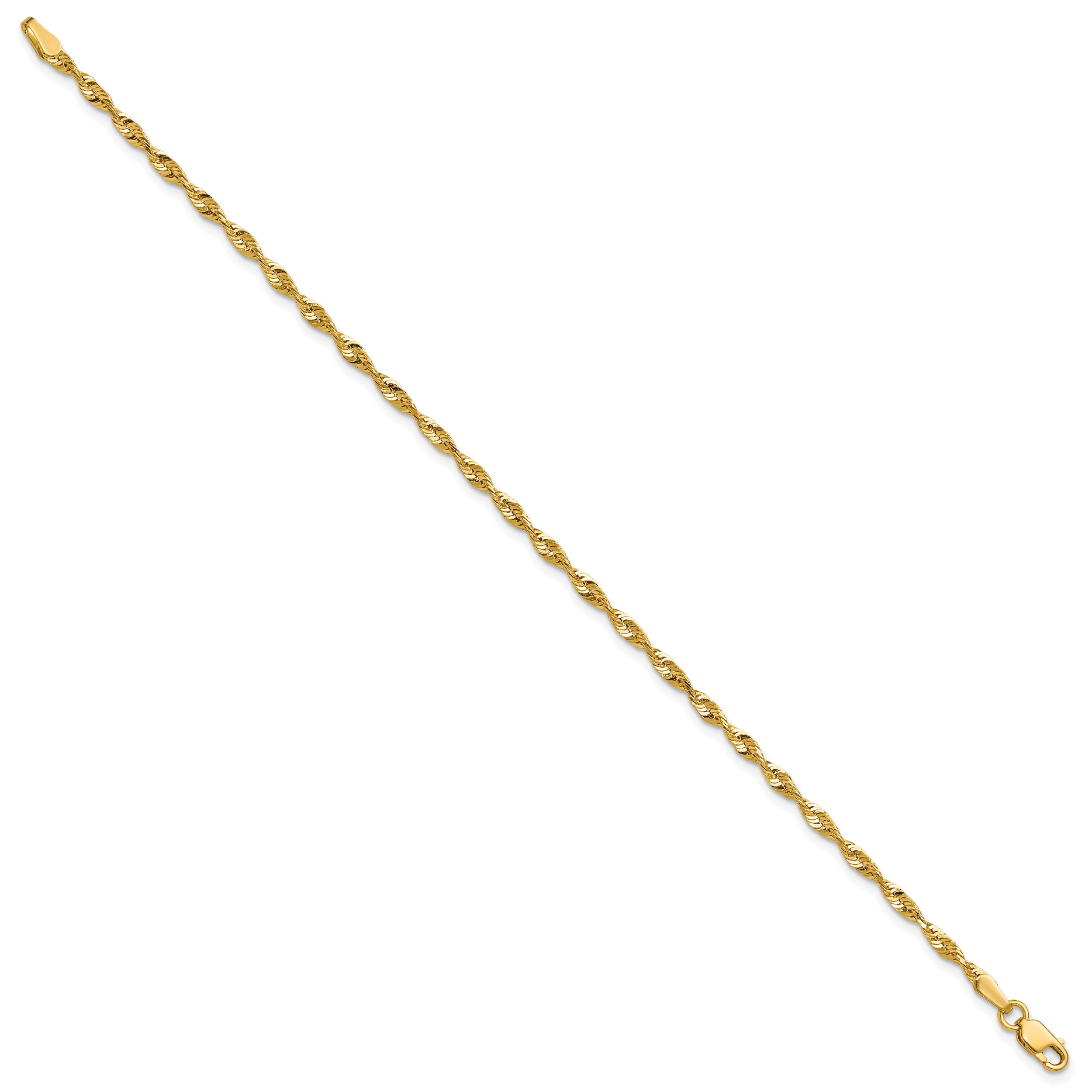 10k 2.50mm Extra-Light D/C Rope Chain