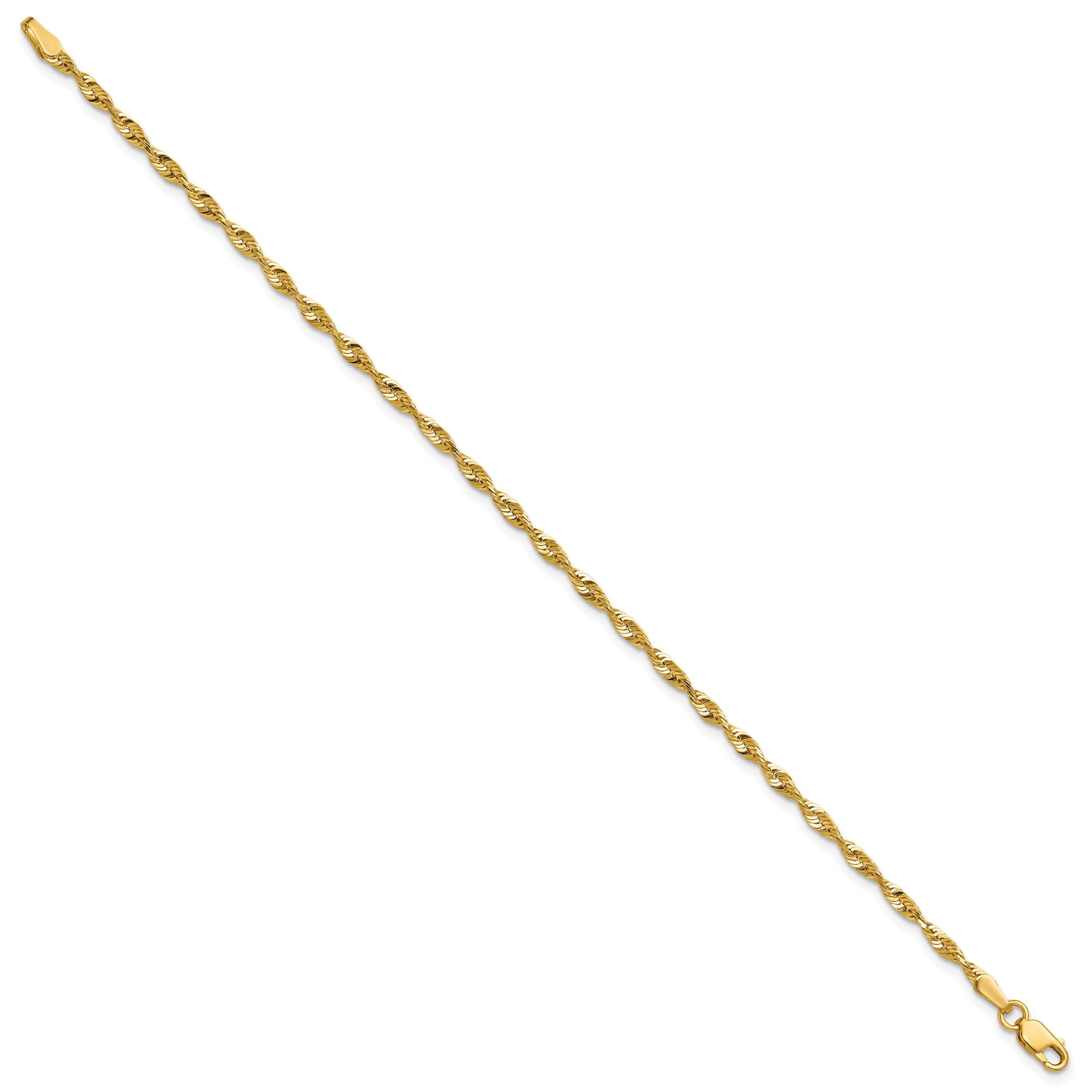 10k 2.50mm Extra-Light D/C Rope Chain