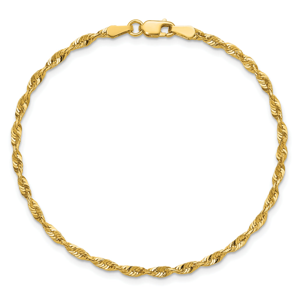 10k 2.50mm Extra-Light D/C Rope Chain