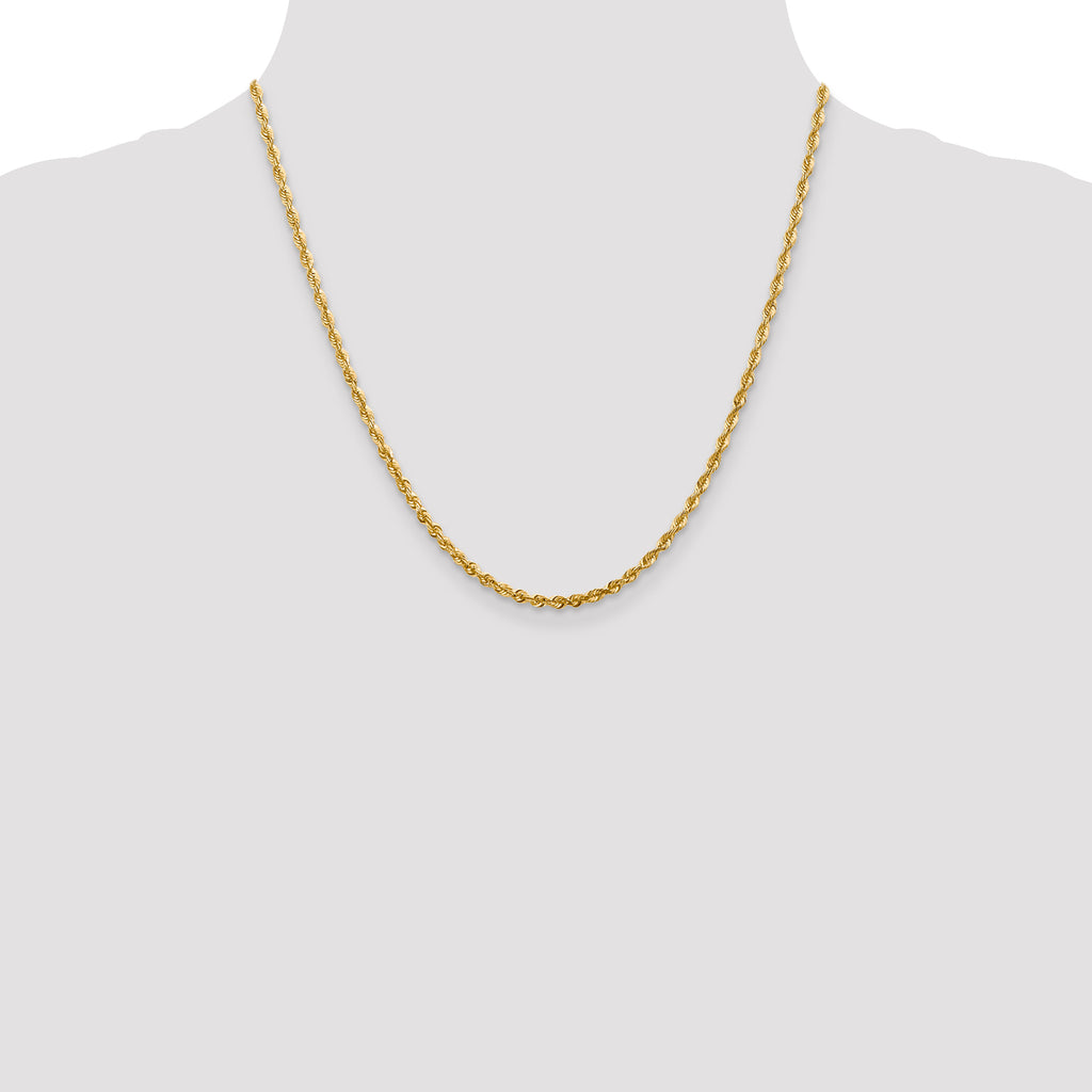 10k 2.75mm Extra-Light D/C Rope Chain