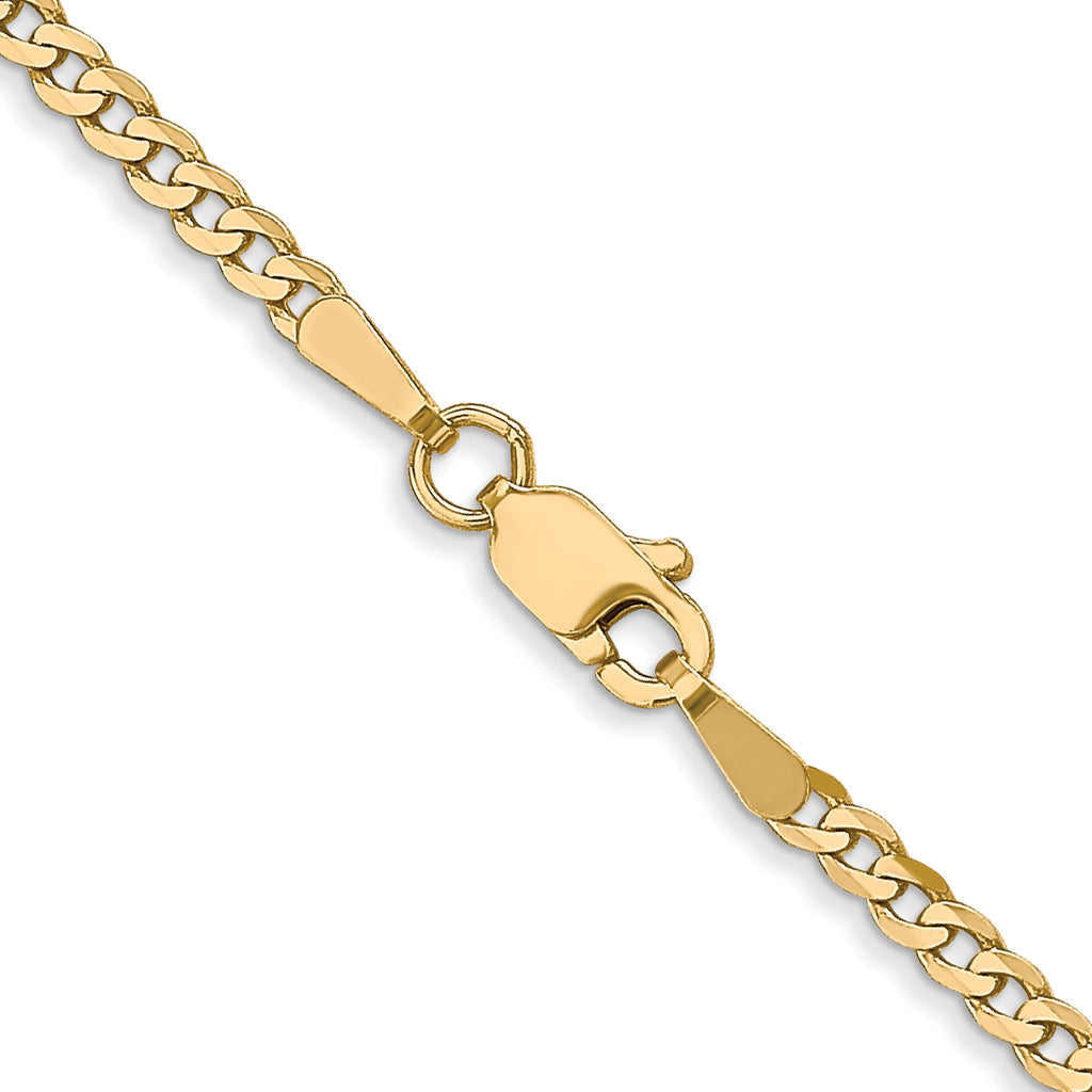 10K None 2.2mm Curb Chain - view 3