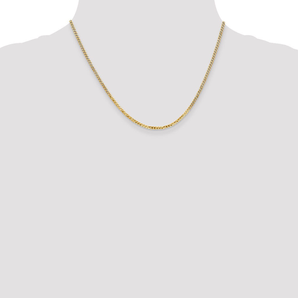 10K None 2.2mm Curb Chain - view 4