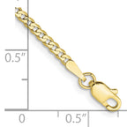 10K None 2.2mm Curb Chain - view 2